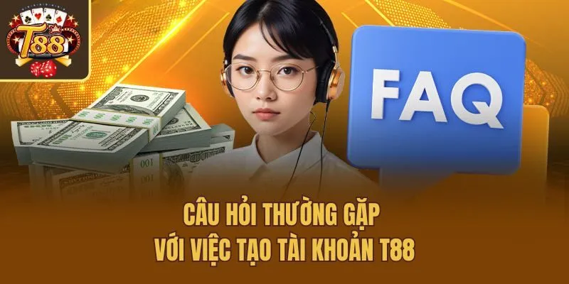 Câu hỏi thường gặp với việc tạo tài khoản T88