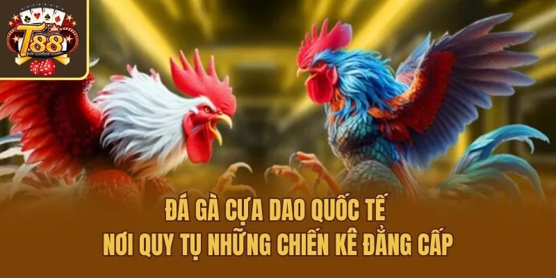 Đá Gà Cựa Dao Quốc Tế - Nơi Quy Tụ Những Chiến Kê Đẳng Cấp