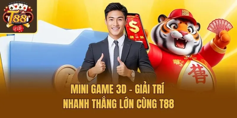 Mini game 3D - Giải trí nhanh thắng lớn cùng T88