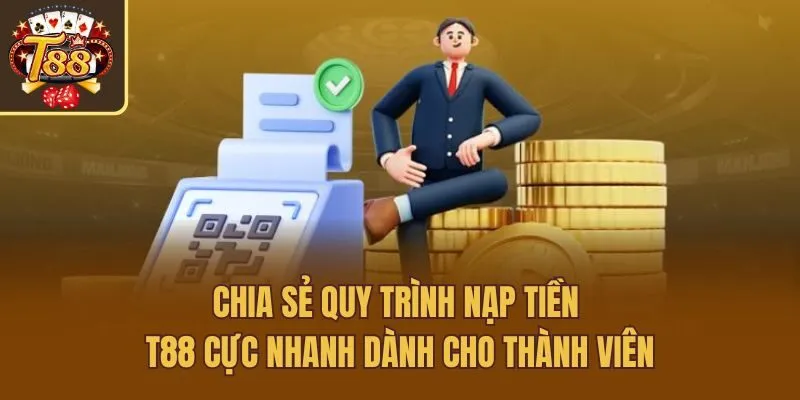 Chia sẻ quy trình nạp tiền T88 cực nhanh dành cho thành viên