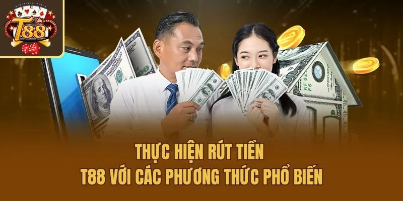 Thực hiện rút tiền T88 với các phương thức phổ biến